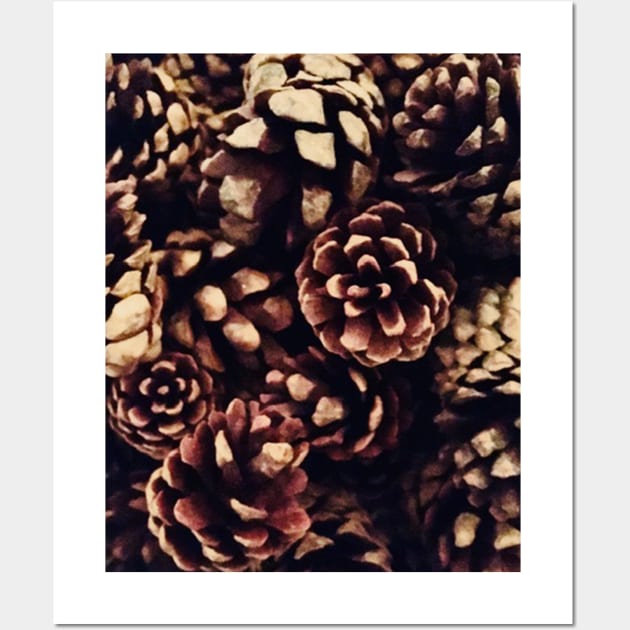 Winter Pinecones Wall Art by LupiJr